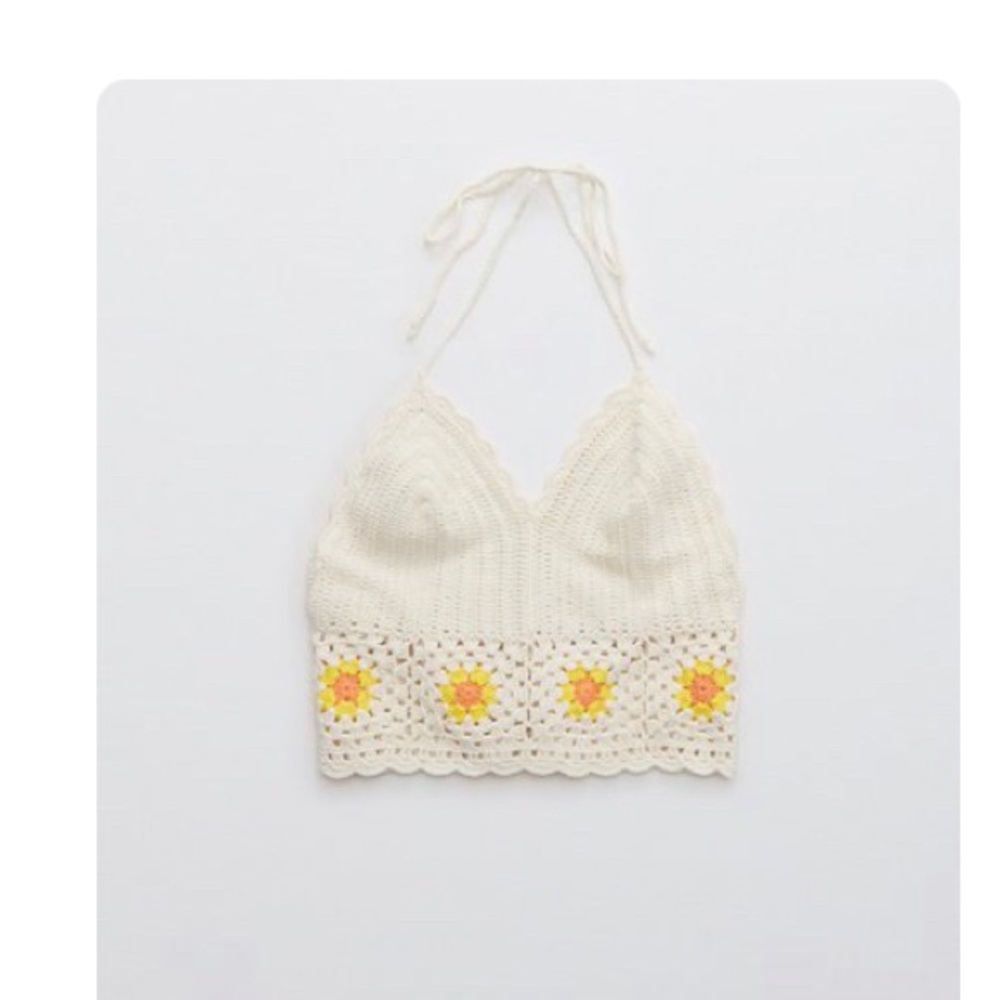 Aerie crochet top